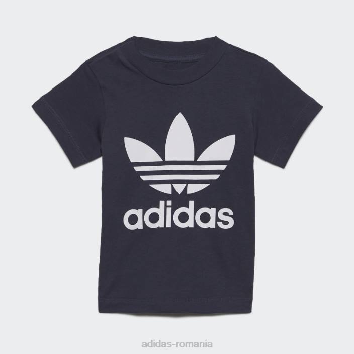 Adidas tricou cu trefoil bleumarin adidas copii bleumarin/alb 2JBN18933