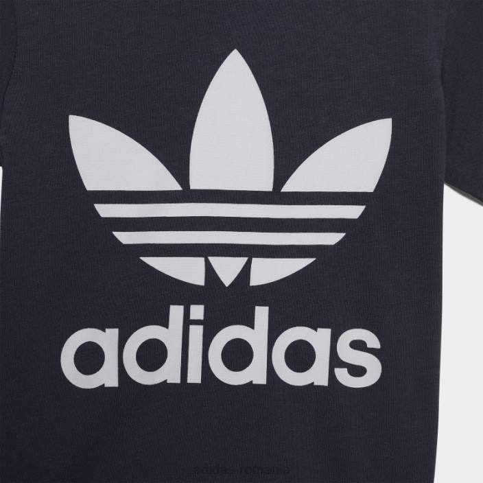 Adidas tricou cu trefoil bleumarin adidas copii bleumarin/alb 2JBN18933