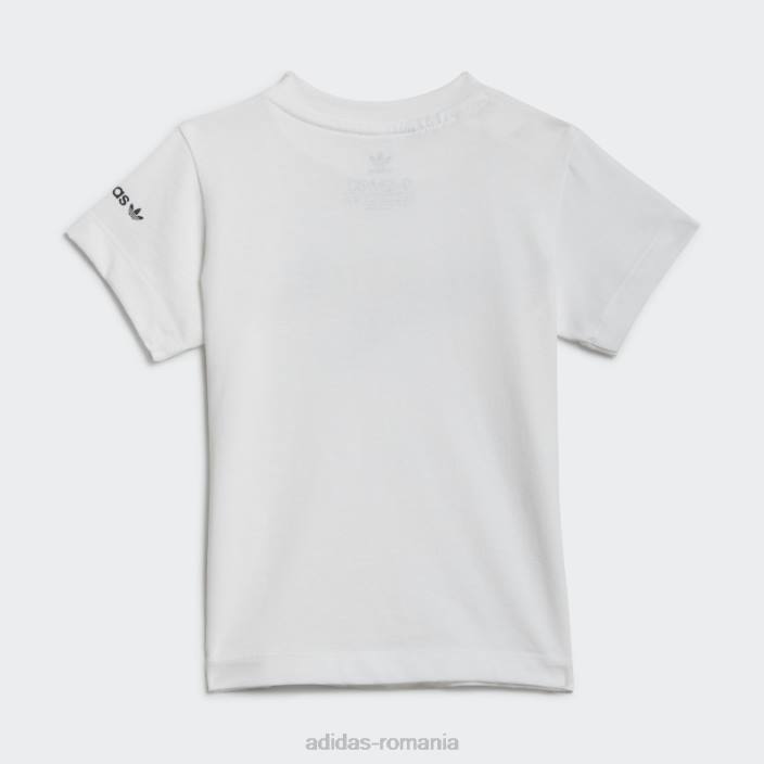 Adidas tricou de plajă cu grafic stoked alb adidas copii alb 2JBN18864