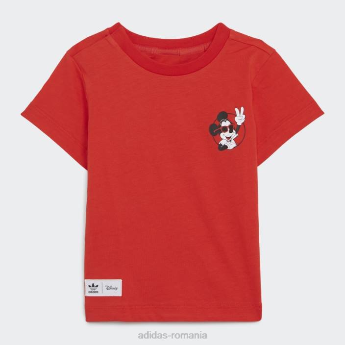Adidas tricou disney mickey and friends roșu copii roșu 2JBN18919