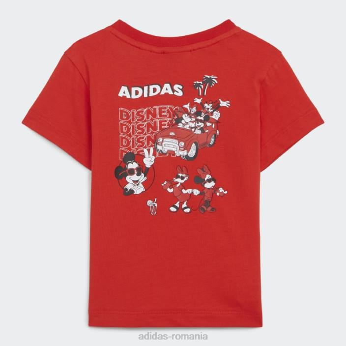 Adidas tricou disney mickey and friends roșu copii roșu 2JBN18919