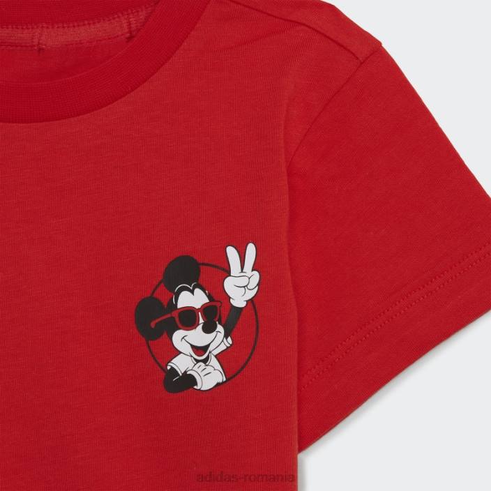 Adidas tricou disney mickey and friends roșu copii roșu 2JBN18919