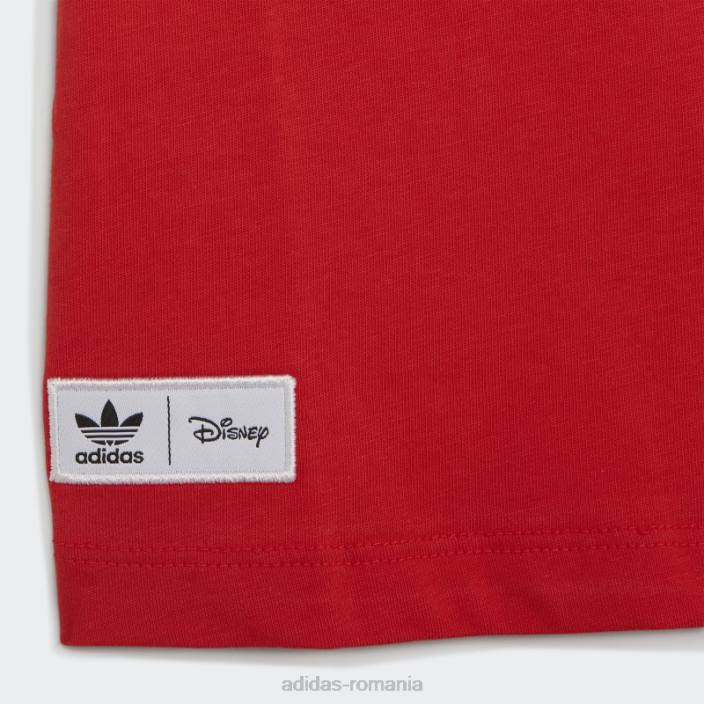 Adidas tricou disney mickey and friends roșu copii roșu 2JBN18919