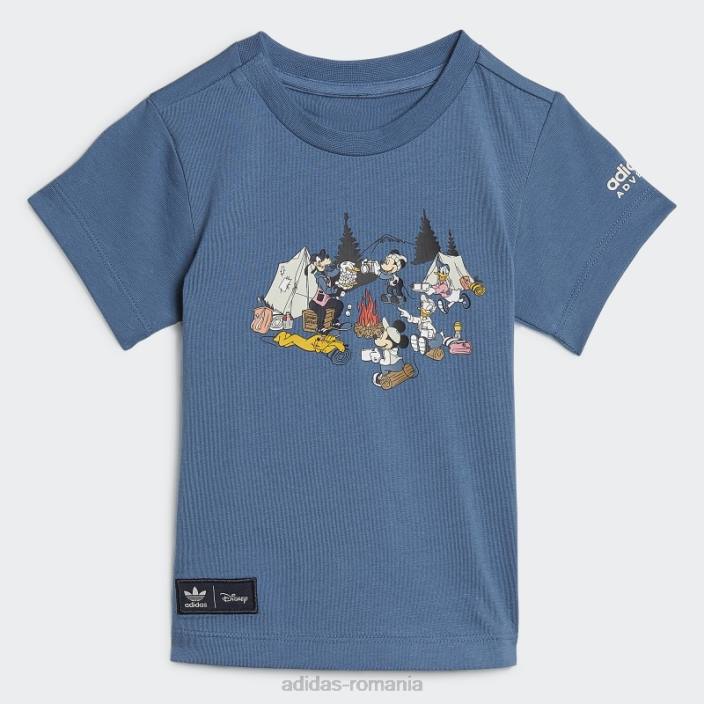 Adidas tricou disney mickey și prieteni alterat albastru adidas copii albastru alterat 2JBN18858