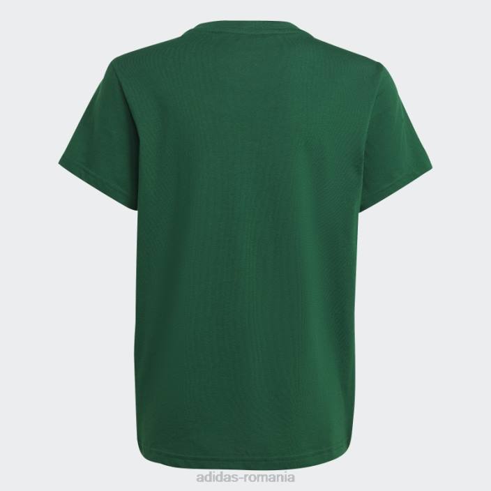 Adidas tricou fashion trefoil verde închis copii verde inchis 2JBN11737