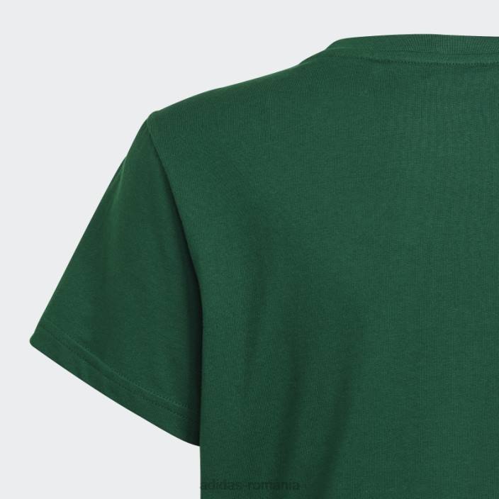 Adidas tricou fashion trefoil verde închis copii verde inchis 2JBN11737