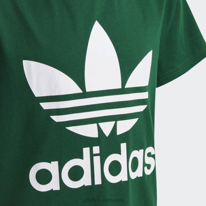 Adidas tricou fashion trefoil verde închis copii verde inchis 2JBN11737
