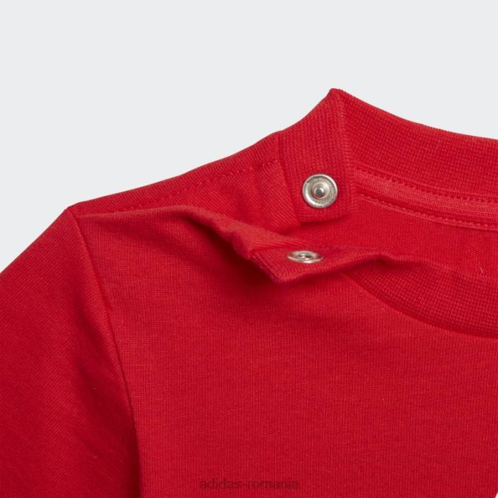 Adidas tricou grafic colecția sprt roșu fierbinte copii roșu 2JBN18894