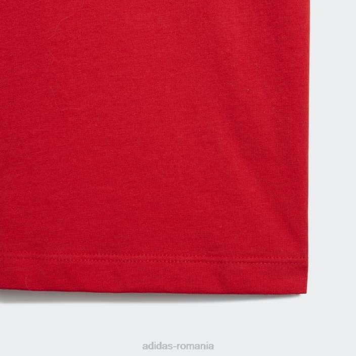 Adidas tricou grafic colecția sprt roșu fierbinte copii roșu 2JBN18894