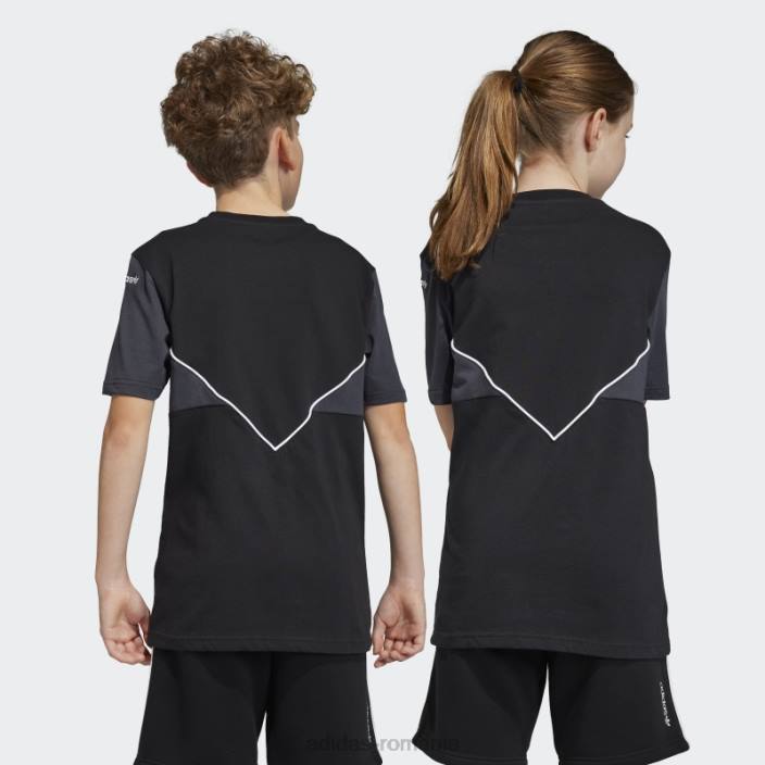 Adidas tricou negru adicolor copii negru/carbon 2JBN3395