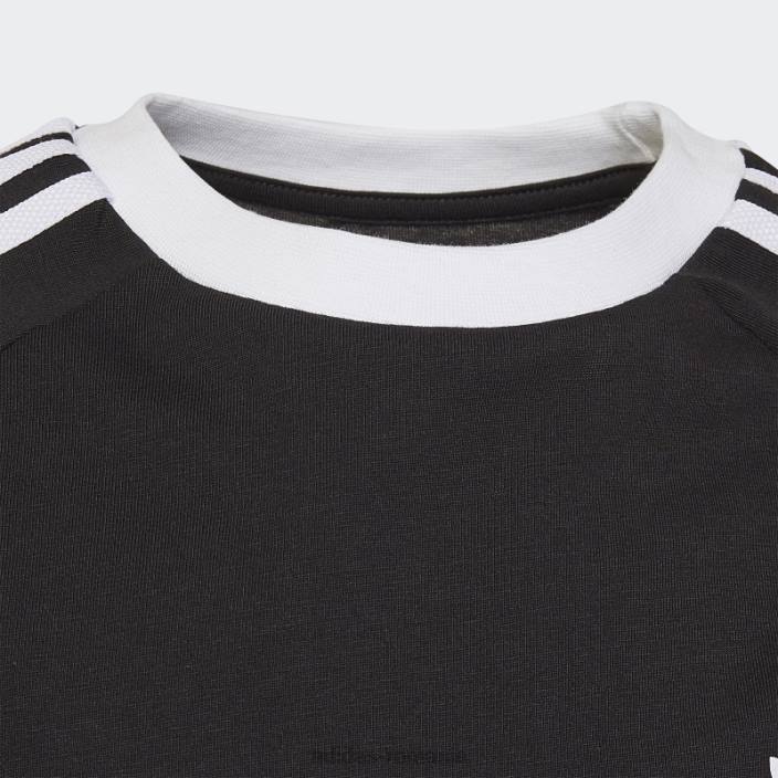 Adidas tricou negru adicolor cu 3 dungi adidas copii negru 2JBN18471
