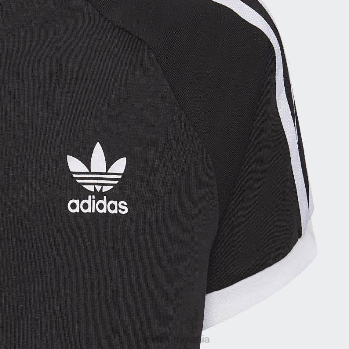 Adidas tricou negru adicolor cu 3 dungi adidas copii negru 2JBN18471