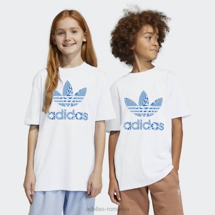 Adidas tricou rekive fashion alb copii alb 2JBN18436