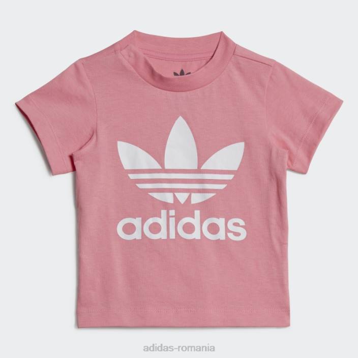Adidas tricou trefoil roz copii roz 2JBN18397