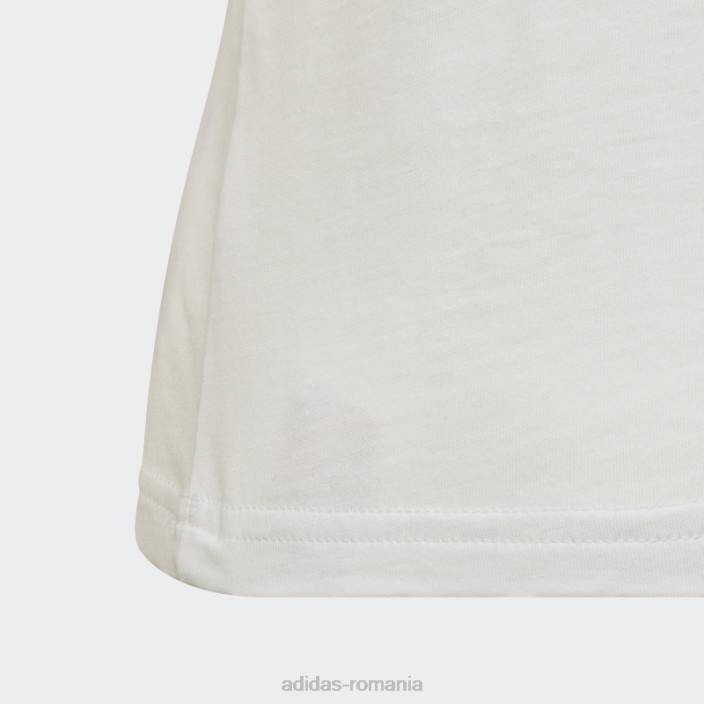 Adidas tricou trifoil adicolor alb copii alb negru 2JBN18487