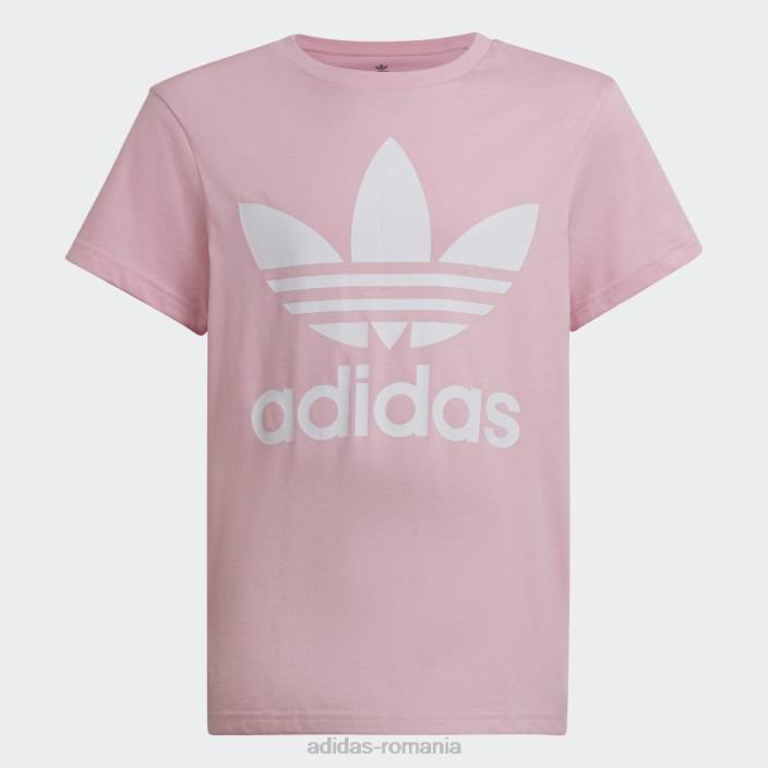 Adidas tricou trifoil adidas roz adevărat copii roz/alb adevărat 2JBN18900