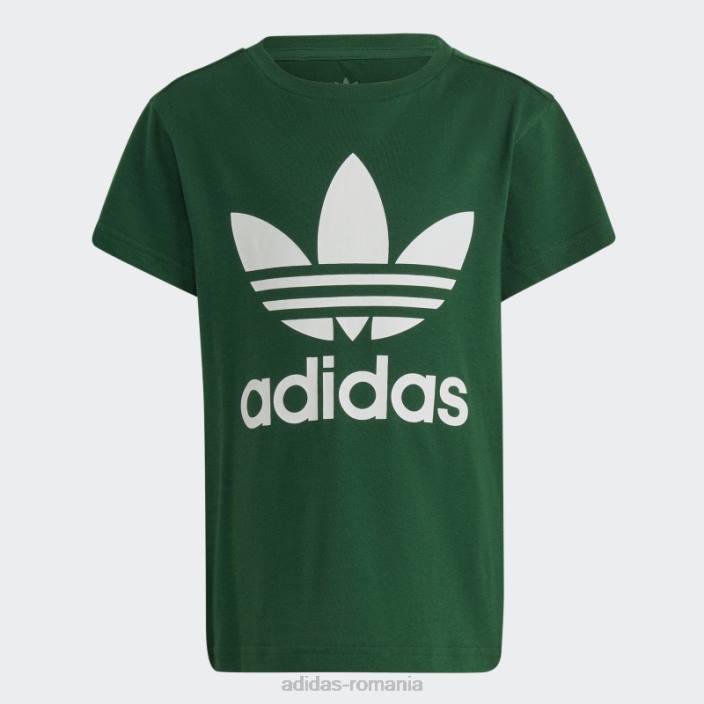 Adidas tricou verde închis adicolor trefoil adidas copii verde inchis 2JBN11937