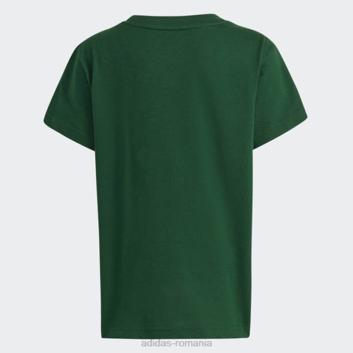 Adidas tricou verde închis adicolor trefoil adidas copii verde inchis 2JBN11937