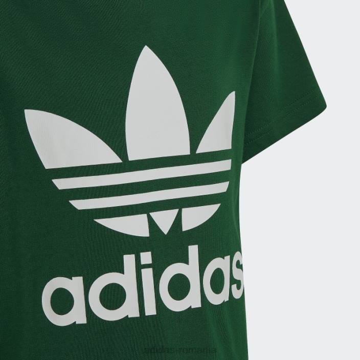 Adidas tricou verde închis adicolor trefoil adidas copii verde inchis 2JBN11937