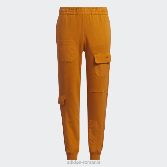 Adidas focus portocalii joggeri copii focus portocaliu 2JBN18533