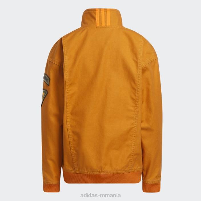 Adidas geacă de pânză focus portocaliu copii focus portocaliu 2JBN18656