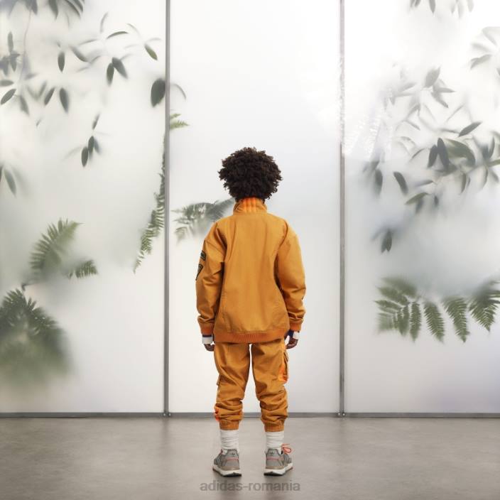Adidas pantaloni de jogging din pânză portocaliu focus copii focus portocaliu 2JBN18616