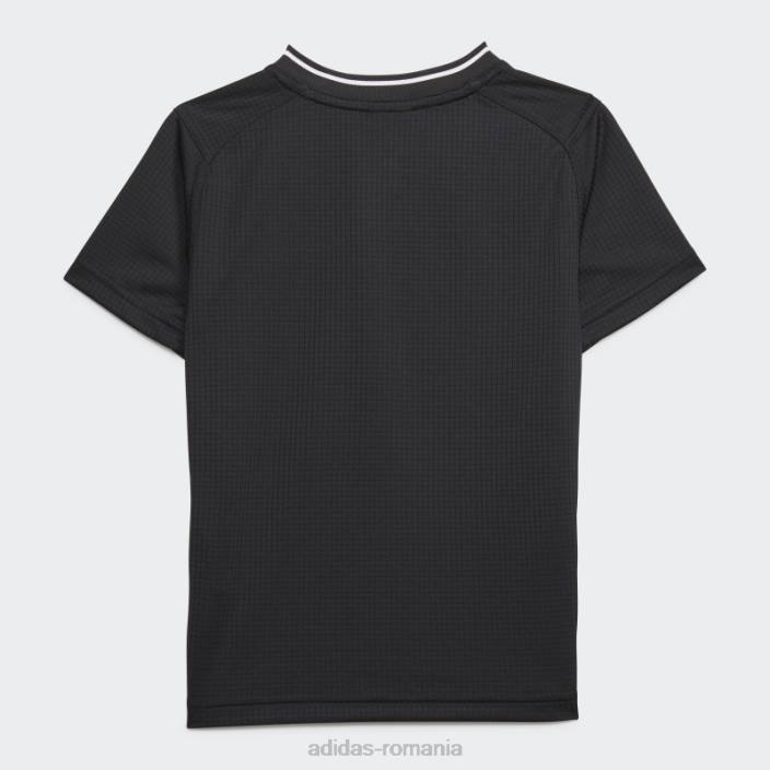 Adidas mini kit pentru rugby negru all blacks replica acasă copii alb negru 2JBN18611