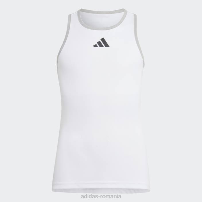 Adidas maiou alb club adidas copii alb 2JBN19185