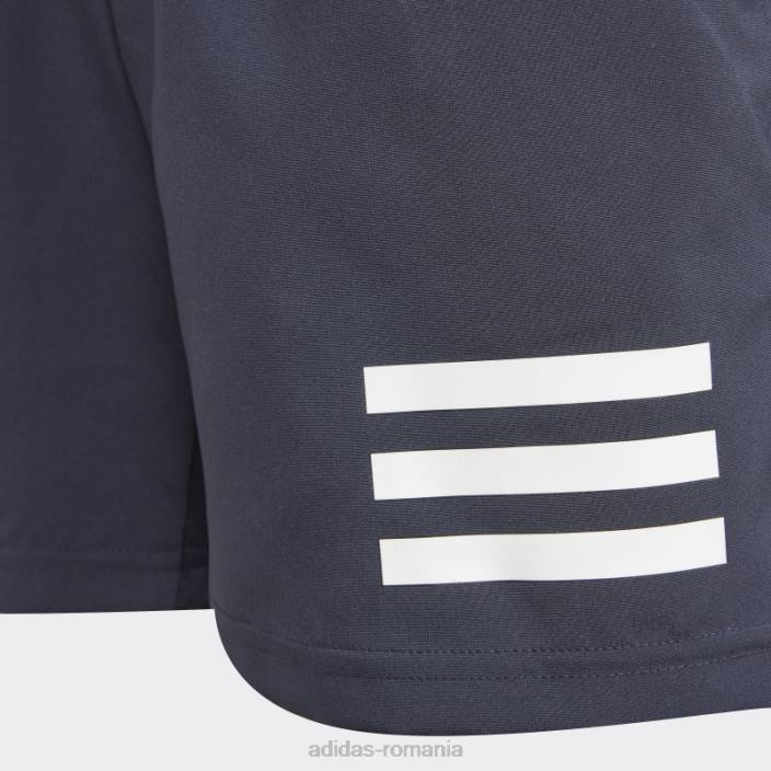 Adidas pantaloni scurți adidas ink club tenis 3 dungi copii cerneală/alb 2JBN19077