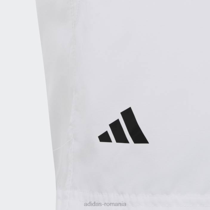 Adidas pantaloni scurți alb club tenis 3 dungi stilați copii alb 2JBN11771