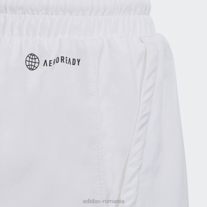 Adidas pantaloni scurți club tenis 3 dungi alb adidas copii alb 2JBN3378