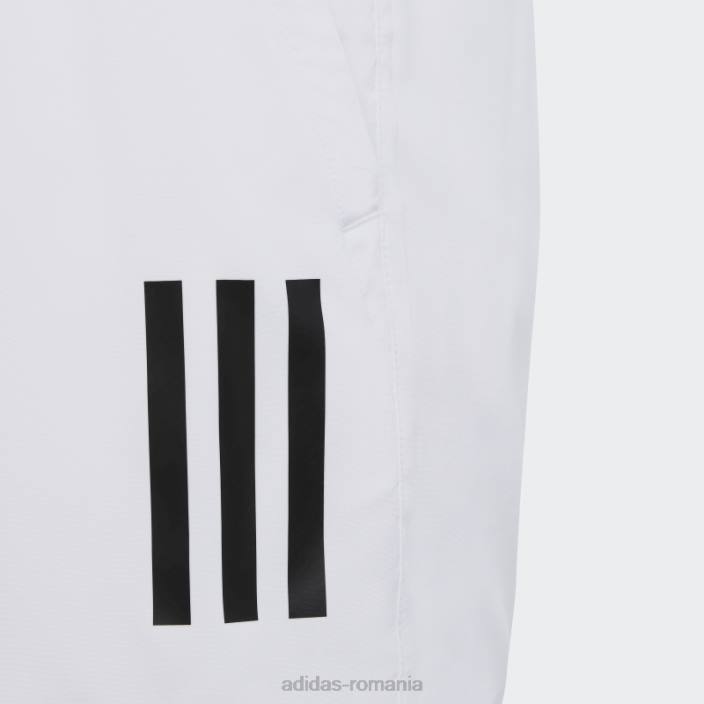Adidas pantaloni scurți club tenis 3 dungi alb adidas copii alb 2JBN3378
