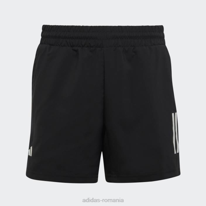 Adidas pantaloni scurți negri club tenis 3 dungi copii negru 2JBN11854
