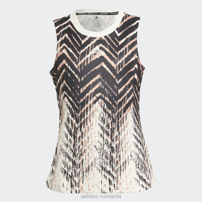 Adidas top top pentru meci de tenis primeblue alb copii alb 2JBN19280