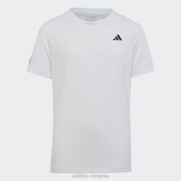 Adidas tricou alb de tenis club copii alb 2JBN12124