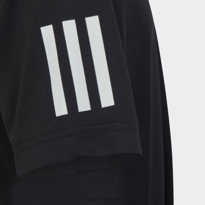 Adidas tricou negru club tenis 3 dungi copii negru 2JBN18773