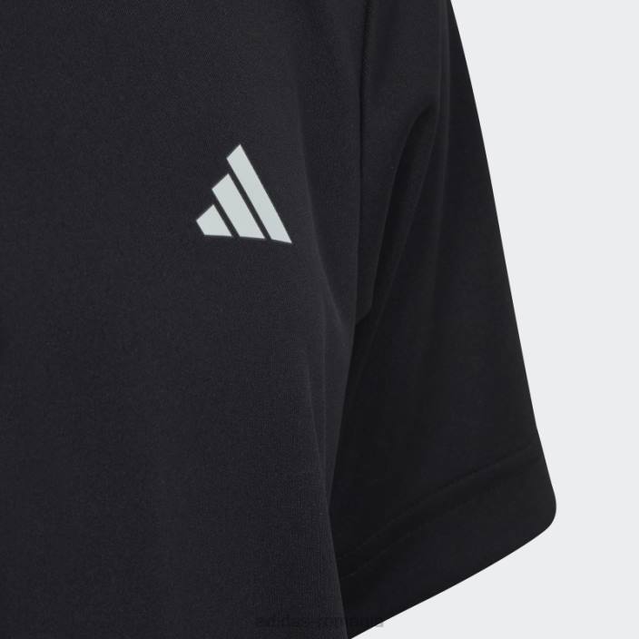 Adidas tricou negru club tenis 3 dungi copii negru 2JBN18773
