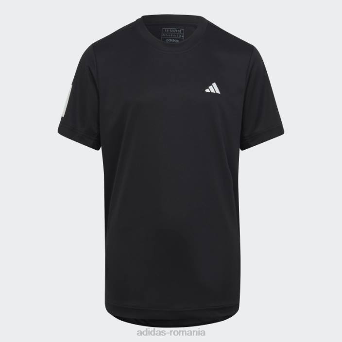 Adidas tricou negru club tenis cu 3 dungi adidas copii negru 2JBN11817