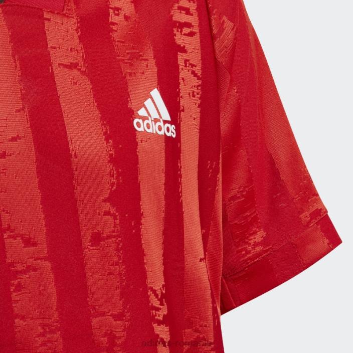 Adidas tricou tenis freelift pentru băieți stacojiu copii stacojiu/roz 2JBN18944