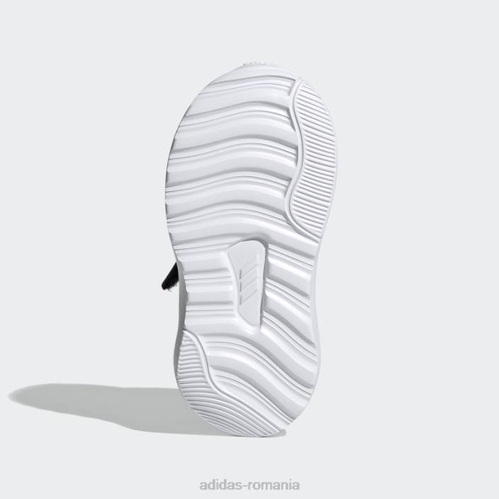 Adidas fortarun pantofi de alergat cu curea elastica din dantela neagra adidas copii negru/alb/gri 2JBN11076