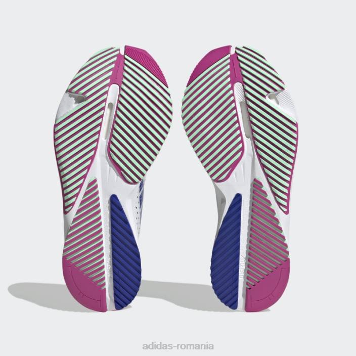 Adidas pantofi albi adizero sl copii alb/albastru/fucsia 2JBN3551