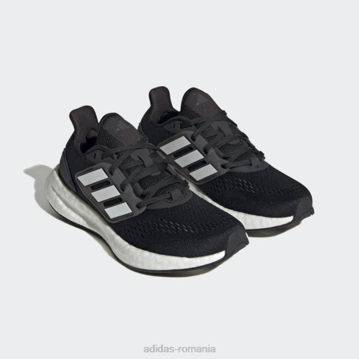 Adidas pantofi carbon pureboost 22 copii negru/alb/carbon 2JBN3540