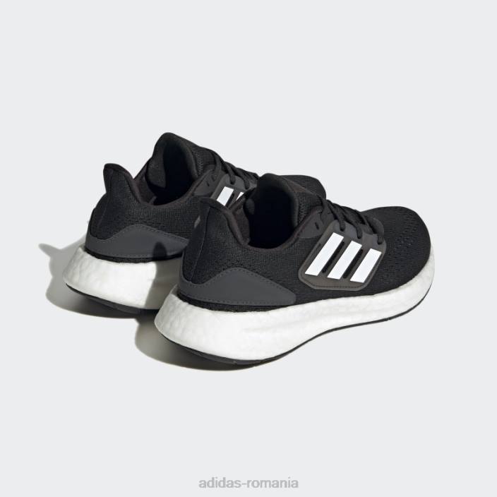 Adidas pantofi carbon pureboost 22 copii negru/alb/carbon 2JBN3540