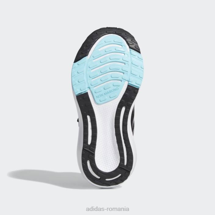 Adidas pantofi de alergare eq21 negri adidas copii negru/roz șoc/aqua 2JBN3606
