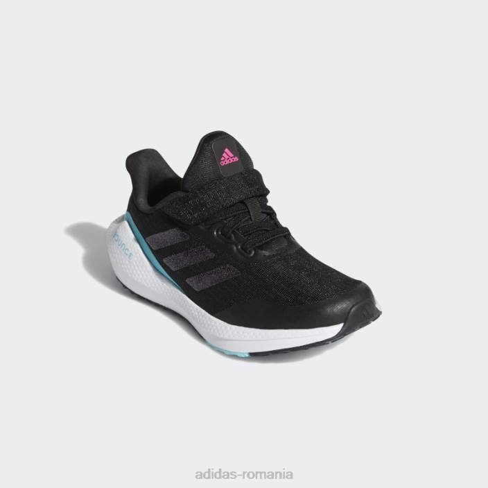 Adidas pantofi de alergare eq21 negri adidas copii negru/roz șoc/aqua 2JBN3606