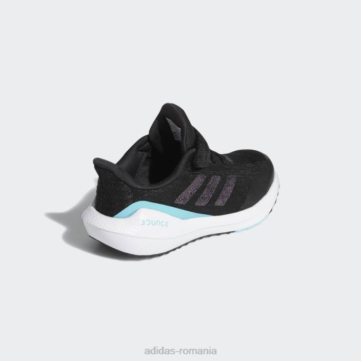 Adidas pantofi de alergare eq21 negri adidas copii negru/roz șoc/aqua 2JBN3606