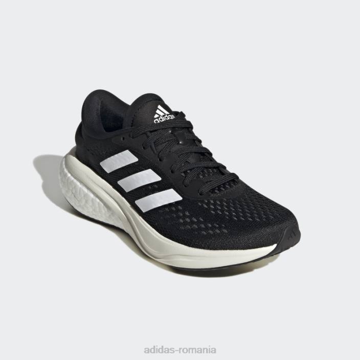 Adidas pantofi negri supernova 2.0 copii negru/alb/gri 2JBN3604