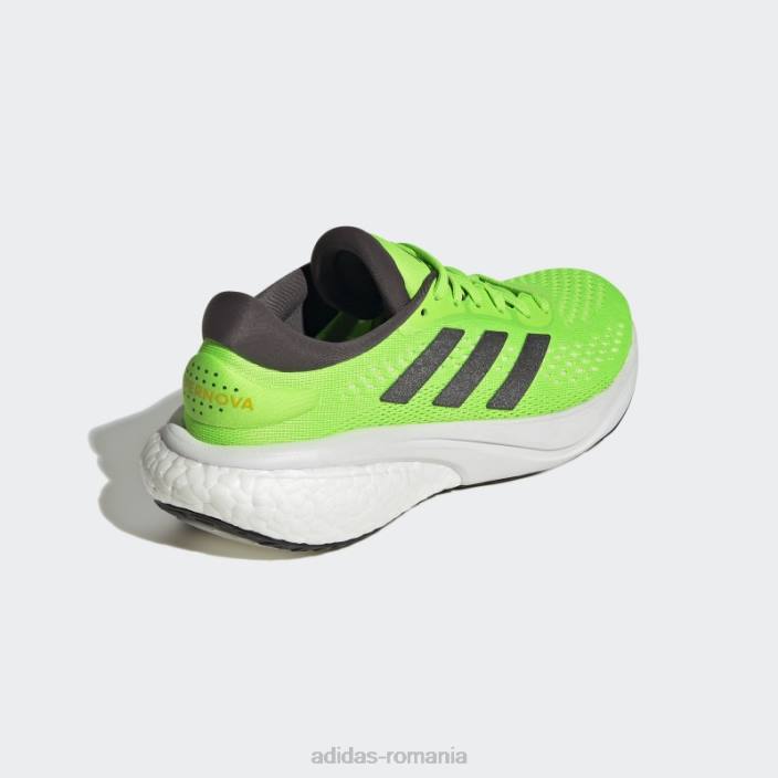 Adidas pantofi supernova 2.0 verzi copii verde/metalic/gri 2JBN18133