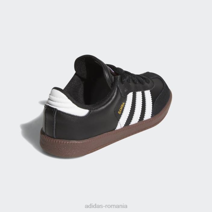 Adidas cizme clasice samba negru adidas copii alb negru 2JBN17604