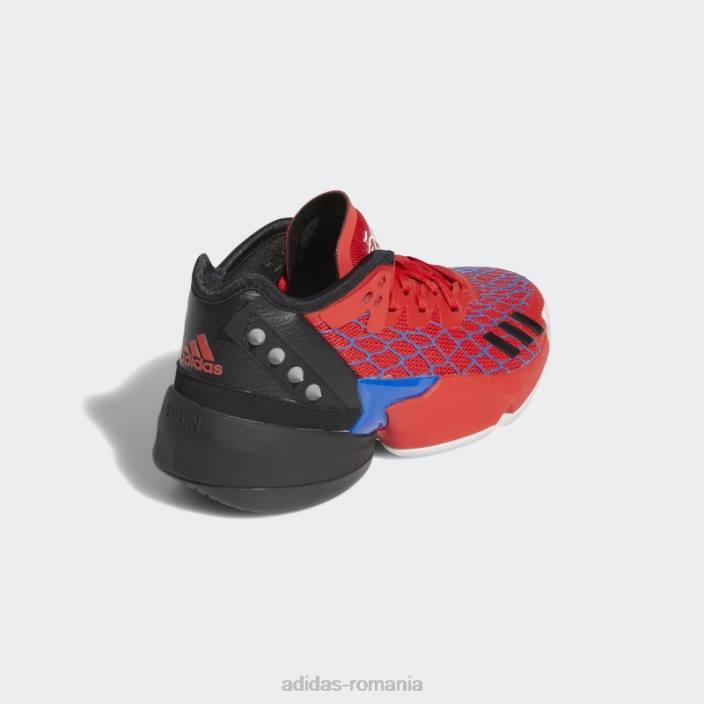 Adidas don. numărul 4 pantofi albaștri copii albastru/rosu/negru 2JBN3565